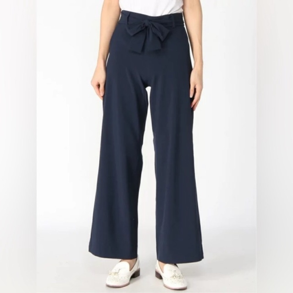 Banana Republic Navy Wide Leg Pants